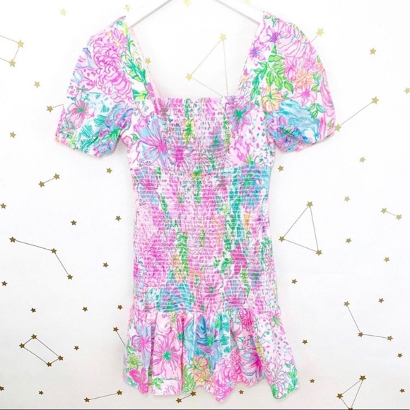 Lilly Pulitzer Dresses & Skirts - Lily Pulitzer • Pink Floral Paradise Found Evelina Sheath Dress